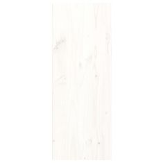 Vidaxl Stenska omarica bela 30x30x80 cm trdna borovina