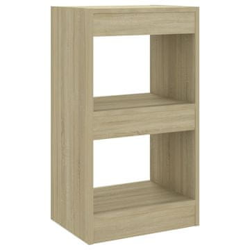 Vidaxl Knjižna omara/pregrada sonoma hrast 40x30x72 cm