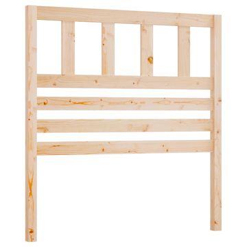 Vidaxl Posteljno vzglavje 96x4x100 cm trdna borovina