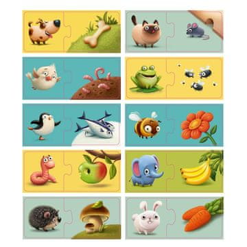 Puzzlika Sestavljanka za otroke PUZZLE “HRANA” Puzzlika