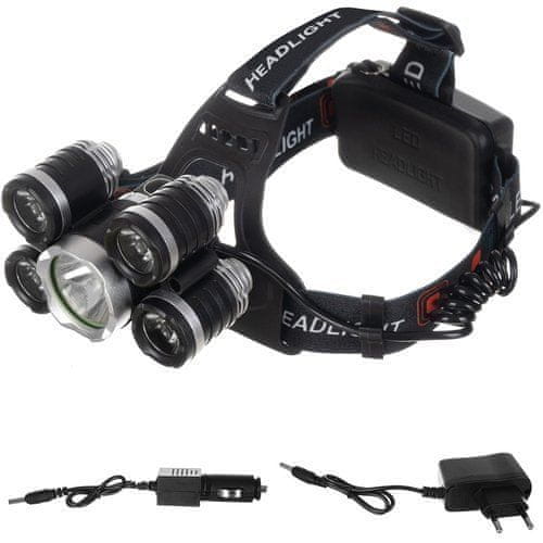 Iso Trade svetilka 5 x vodil t6 cree