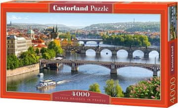 Castorland Puzzle Vltava mostovi 4000 kosov