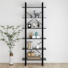 Vidaxl Visoka omara siva 80x30x210 cm iverna plošča
