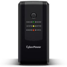 CyberPower UPS brezprekinitveno napajanje, 650VA, 360W (UT650EG)