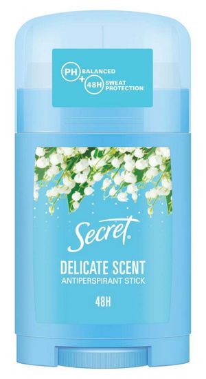 Secret Delicate deodorant v stiku, 45 ml