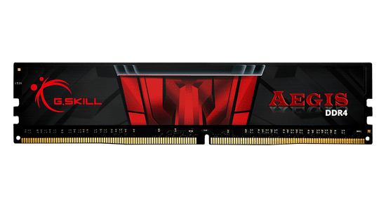 G.Skill Aegis pomnilnik (RAM), DDR4, 4GB, 2400MHz, CL15, DIMM, 1.2V, XMP 2.0 (F4-2400C15S-4GIS)