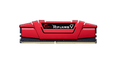 G.Skill Ripjaws V pomnilnik (RAM), DDR4, 16GB, 2x8GB, 3200MHz, CL14, 1.35V, XMP 2.0, rdeč (F4-3200C14D-16GVR)