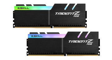 G.Skill Trident Z pomnilnik (RAM), RGB, DDR4, 32GB, 2x16GB, 3200MHz, CL16, 1.35V, XMP 2.0 (F4-3200C16D-32GTZRX)
