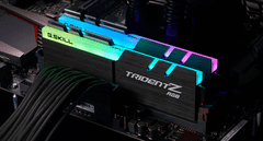 G.Skill Trident Z pomnilnik (RAM), RGB, DDR4, 32GB, 2x16GB, 3200MHz, CL16, 1.35V, XMP 2.0 (F4-3200C16D-32GTZRX)