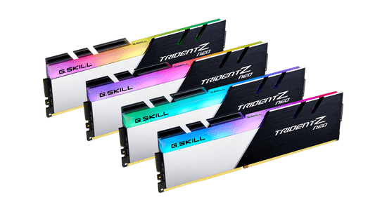 G.Skill Trident Z Neo RAM pomnilnik, za AMD, DDR4, 32GB, 4x8GB, 3600MHz, CL16, 1.35V, XMP 2.0 (F4-3600C16Q-32GTZN)