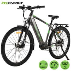 MS ENERGY električno kolo t100, treking, 29, 250W 80Nm, 8 prestav Shimano, do 130km, do 25km/h, 36V 15Ah baterija