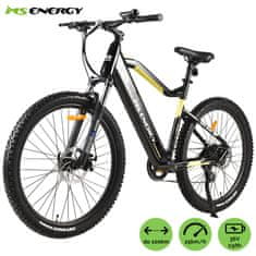 MS ENERGY električno kolo m10, gorsko, 27.5, 250W 30Nm, 8 prestav Shimano, do 100km, do 25km/h, 36V 13Ah baterija