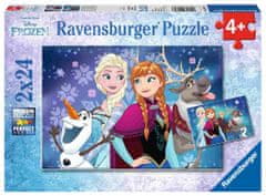 Ravensburger Frozen sestavljanka, 2x24 delov
