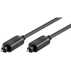 Toslink T-T 5,0 mm optični kabel Goobay - 10 m