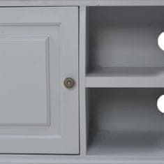 Vidaxl TV omarica iz lesa 90x30x40 cm siva