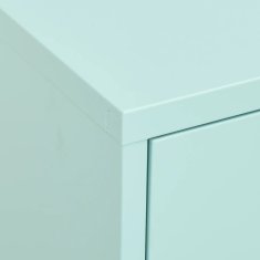 Vidaxl Omara za shranjevanje mint zelena 80x35x101,5 cm jeklo