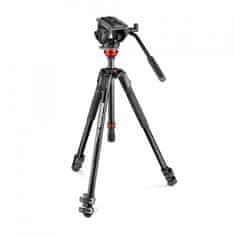 Manfrotto 500 fluid video glava z 190X video aluminijasto stojalo (MVK500190XV) + GRATIS nosilec za telefon (MTWISTGRIPK)