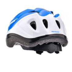 MTR Otroška kolesarska čelada APPER modra in bela P-070-S