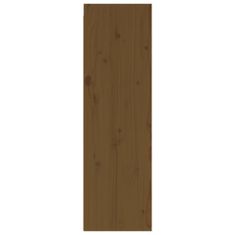 shumee Stenska omara, medeno rjava, 30x30x100 cm, borov les