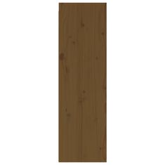 Vidaxl Stenska omara, medeno rjava, 30x30x100 cm, borov les