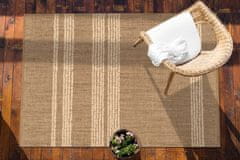 Decormat Zunanja preproga Bež v vrsticah 60x90 cm 