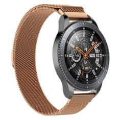 BStrap Milanese pašček za Garmin Vivoactive 4s, rose gold