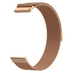BStrap Milanese pašček za Garmin Vivoactive 4s, rose gold