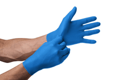 MERCATOR MEDICAL Zaščitne nitrilne rokavice brez pudra, 50 kos, M, modre