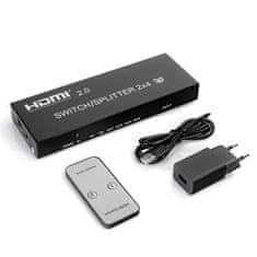 shumee Spacetronik SPH-M241 4K 60Hz HDMI 2/4 Matrix