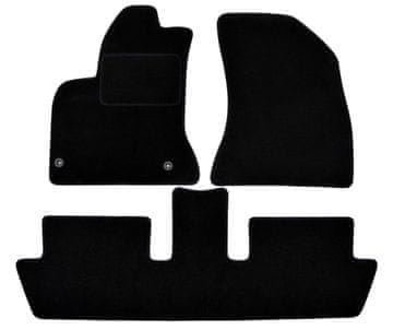 SCOUTT Velur preproge za avto za Citroen C4 Picaso 2006-2013, 3ks