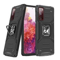 slomart wozinsky ring armor case kickstand tough rugged cover za samsung galaxy s20 fe 5g črn