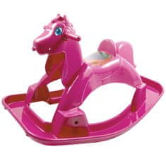 Doloni Plastični gugalni konjiček Roza