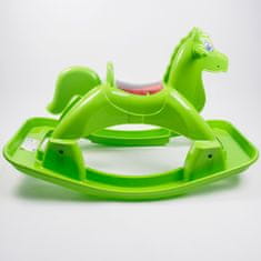 Doloni Plastični gugalni konj zeleni
