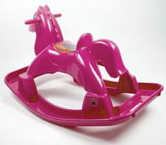 Doloni Plastični gugalni konj roza