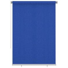 Vidaxl Zunanje rolo senčilo 160x230 cm modro HDPE