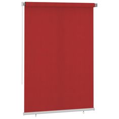 Vidaxl Zunanje rolo senčilo 160x230 cm rdeče HDPE