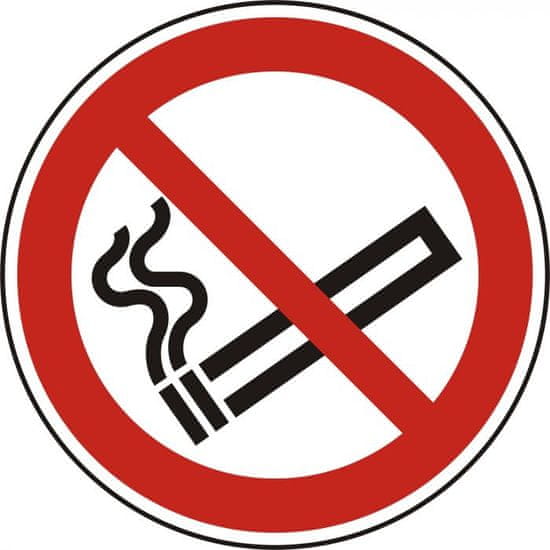 Label-Label Samolepilna nalepka opozorilna – kajenje prepovedano 100mm