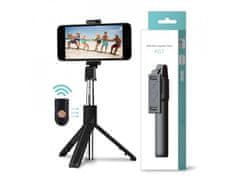 Alum online Selfie palica z bluetoothom, stojalom, stojalom 3v1 - K07