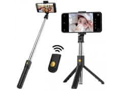 Alum online Selfie palica z bluetoothom, stojalom, stojalom 3v1 - K07