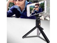 Alum online Selfie palica z bluetoothom, stojalom, stojalom 3v1 - K07