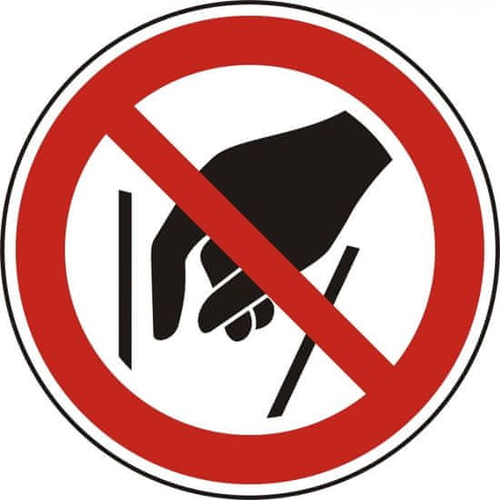 Label-Label Samolepilna nalepka opozorilna – ne dotikajte se 100mm