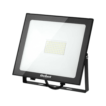 Rebel Reflektor LED zelo tanek, 50W/4000Lm, 6500K, IP65, črni