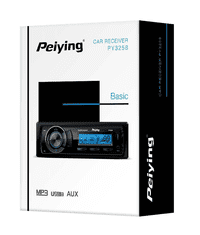 Peiying Avtoradio I MP3/USB+SD/MMC 4x20W, bluetooth, loud