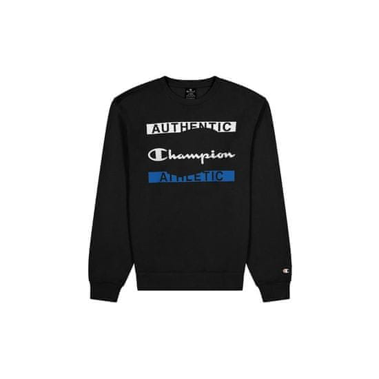 Champion Športni pulover črna Crewneck Sweatshirt