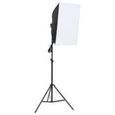 Greatstore Komplet za foto studio s softbox lučjo in ozadjem