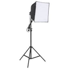 Vidaxl Komplet za foto studio z lučmi in ozadjem