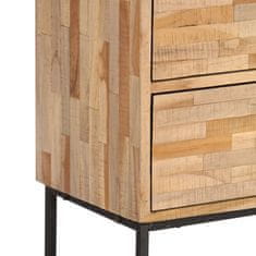 Vidaxl TV omarica iz predelane tikovine 90x30x55 cm