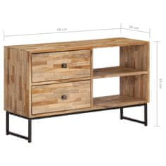 Vidaxl TV omarica iz predelane tikovine 90x30x55 cm
