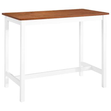 Vidaxl vidaXL Lesena barska miza 108 x 60 x 91 cm