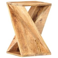 Vidaxl Stranska mizica 35x35x55 cm trden mangov les